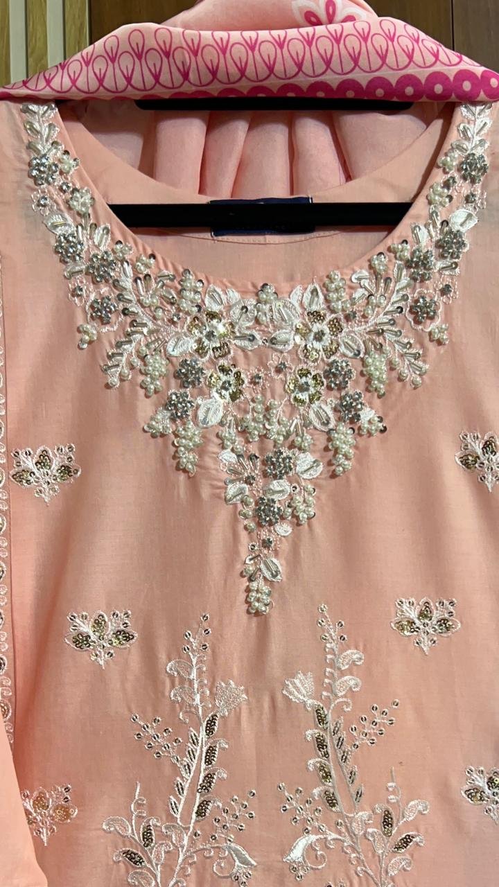 Embroidered Lawn Ensemble