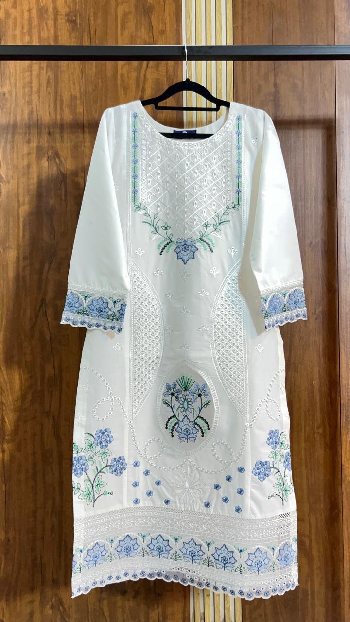 Elara Collection – Embroidered Lawn Ensemble