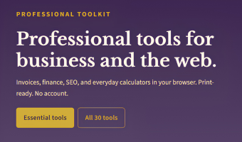 Professional Tools Website
